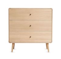 Billede af VIA Copenhagen The Box Three Drawer H: 83 cm - Oiled Oak