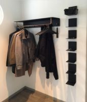 Billede af FROST UNU Hattehylde 1000 L: 100cm - Sort/Kobber