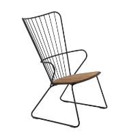 Billede af HOUE Paon Lounge Chair SH: 40 cm - Black
