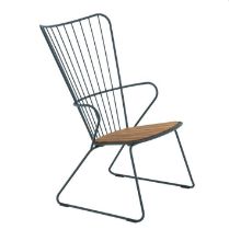 Billede af HOUE Paon Lounge Chair SH: 40 cm - Pine Green