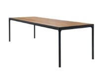 Billede af HOUE Four Dining Table 90x270 cm - Alu / Black