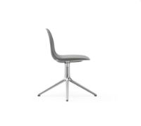 Billede af Normann Copenhagen Form Drejestol SH: 44cm - Grå/Aluminium