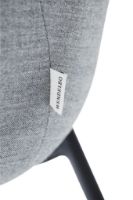 Billede af Wendelbo Mango Mini Chair SH: 46 cm - Black Powder Coated Steel/Remix 143