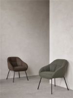 Billede af Wendelbo Mango Mini Chair SH: 46 cm - Black Powder Coated Steel/Remix 163