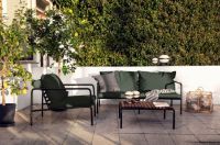 Billede af HOUE Avon Lounge Table 81x81 cm - Ash / Black Steel