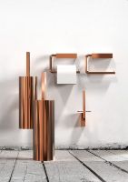 Billede af FROST QUADRA Toiletrulleholder 4 H: 17,5cm - Poleret Kobber