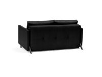 Billede af Innovation Living Cubed Sovesofa m. Armlæn L: 140 cm - Faunal Black/Mat Sort
