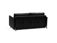 Billede af Innovation Living Cubed Sovesofa m. Armlæn L: 160 cm - Faunal Black/Mat Sort