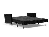 Billede af Innovation Living Cubed Sovesofa m. Armlæn L: 160 cm - Faunal Black/Mat Sort
