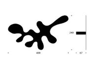 Billede af FROST Signatures Camouflage Krog sæt m 3 stk 24x40cm - Blue Sky/Blomme/Lime