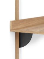 Billede af Ferm Living Sector Desk 87x45,1 cm - Oak Black/Brass