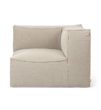 Billede af Ferm Living Catena Sofa Connect Corner S200 Rich Linen 95x95 cm - Natural