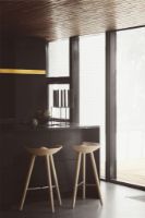 Billede af Audo Copenhagen ML42 Counter Stool SH: 69 cm - Eg/Messing