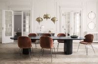 Billede af GUBI Multi-Lite pendel Ø:36 cm Chrome Base - Black skærm