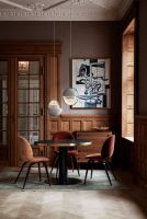 Billede af GUBI Multi-Lite pendel Ø:36 cm Chrome Base - White skærm