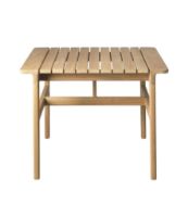 Billede af FDB Møbler Sammen Loungebord Høj M19 61,5x61,5 cm - Massiv Teak / Natur FORUDBESTIL: MARTS 2026