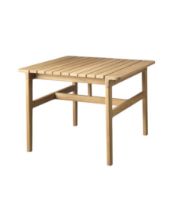 Billede af FDB Møbler Sammen Loungebord Høj M19 61,5x61,5 cm - Massiv Teak / Natur FORUDBESTIL: MARTS 2026