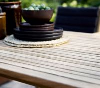 Billede af Cane-line Outdoor Flip Klapbord Stor 140x80 cm - Teak