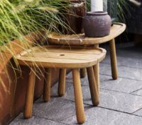 Billede af Cane-line Outdoor Royal Rektangulært Sofabord 76x38 cm - Teak