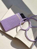 Billede af HAY Perla Phone Holder 9,5x16,5 cm - Lila