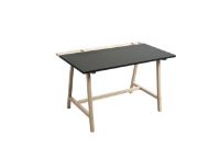 Billede af Andersen Furniture D1 Arbejdsbord 70x125 cm - Eg/Antracitgrå m. Sort Kant