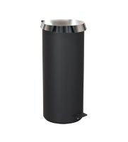 Billede af FROST Pedalspand 550 Large 15L - Mat Sort/Poleret