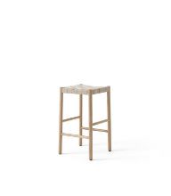 Billede af &Tradition TK7 Betty Chair Barstol H: 66 cm - Oak w. Natural Linen