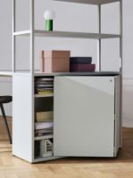 Billede af HAY New Order Comb. 401 - Incl. 1 Table 1 Door/W. Wall Safety Bracket 179,9x100cm - Army