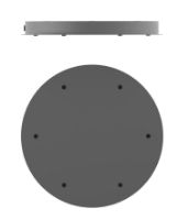 Billede af Nuura Miira 6 Large Pendel Ø: 47cm - Rock Grey/Optic Clear OUTLET