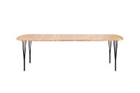 Billede af Haslev Symphony 88 Spisebord 90 x 150 cm - Olieret Eg / Sort