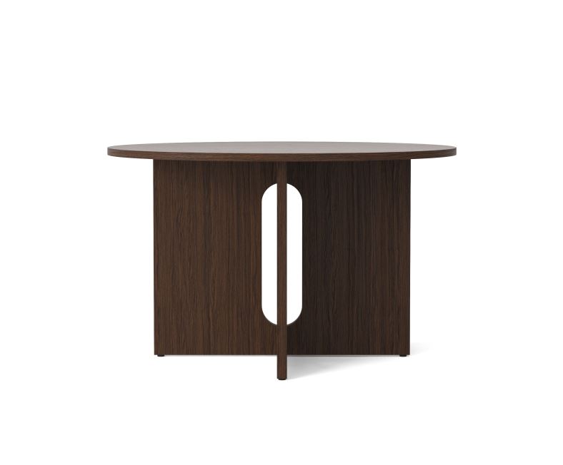 Billede af Audo Copenhagen Androgyne Dining Table Ø: 120 cm - Dark Stained Oak/Dark Stained Oak  