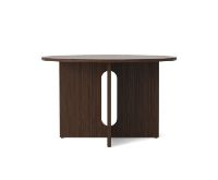 Billede af Audo Copenhagen Androgyne Dining Table Ø: 120 cm - Dark Stained Oak/Dark Stained Oak  