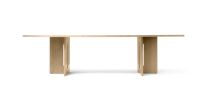 Billede af Audo Copenhagen Androgyne Dining Table 280x110 cm - Natural Oak/Natural Oak 