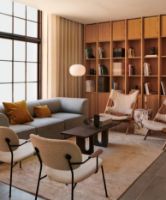 Billede af Audo Copenhagen Androgyne Lounge Table B: 120 cm - Dark Stained Oak