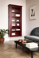 Billede af Lindebjerg Design Color N4 Vitrineskab Venstrehængt Dør 80x170 cm - Cherry