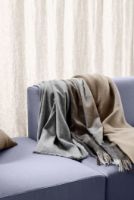 Billede af Elvang Venice Plaid 130 x 190 cm - White/Yellow Ocher 