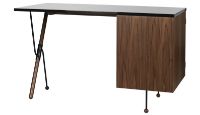 Billede af GUBI 62 Desk 120x60 cm - American Walnut