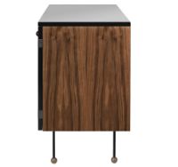 Billede af GUBI 62 Dresser 3 Drawers L: 120 cm - American Walnut