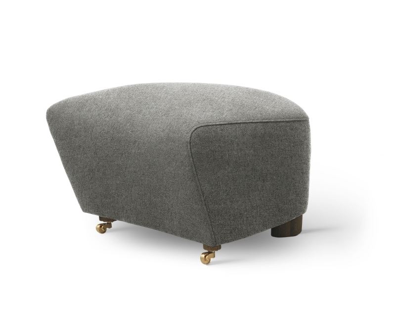 Billede af Audo Copenhagen Den Trætte Mand Fodskammel H: 36 cm - Hallingdal 65/Natural Oak