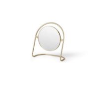 Billede af Audo Copenhagen Nimbus Table Mirror Ø: 18,2 cm - Polished Brass