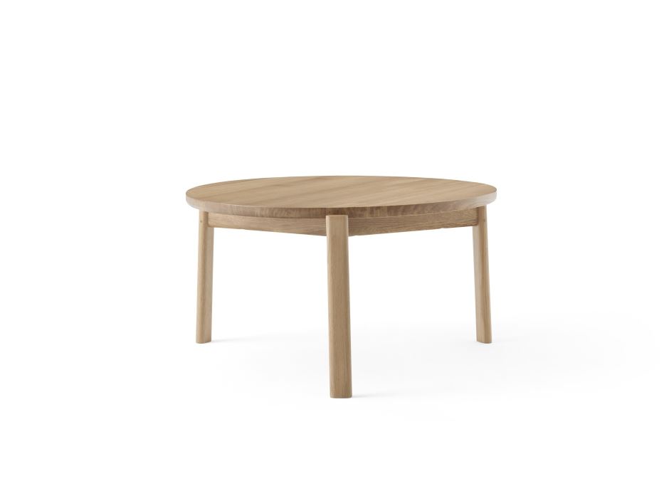 Billede af Audo Copenhagen Passage Lounge Table Ø: 70 cm - Natural Oak 