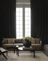 Billede af Audo Copenhagen Passage Lounge Table Ø: 70 cm - Dark Lacquered Oak 