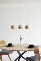 Billede af Brdr. Krüger Lune Pendel Ø: 14 cm - Hvidolieret Eg