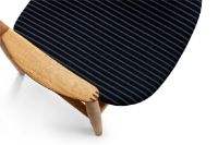 Billede af Bent Hansen Asger Stol M. Polstring H: 80 cm - Eg,Olieret / 30-999/355 Langeland Nord F 