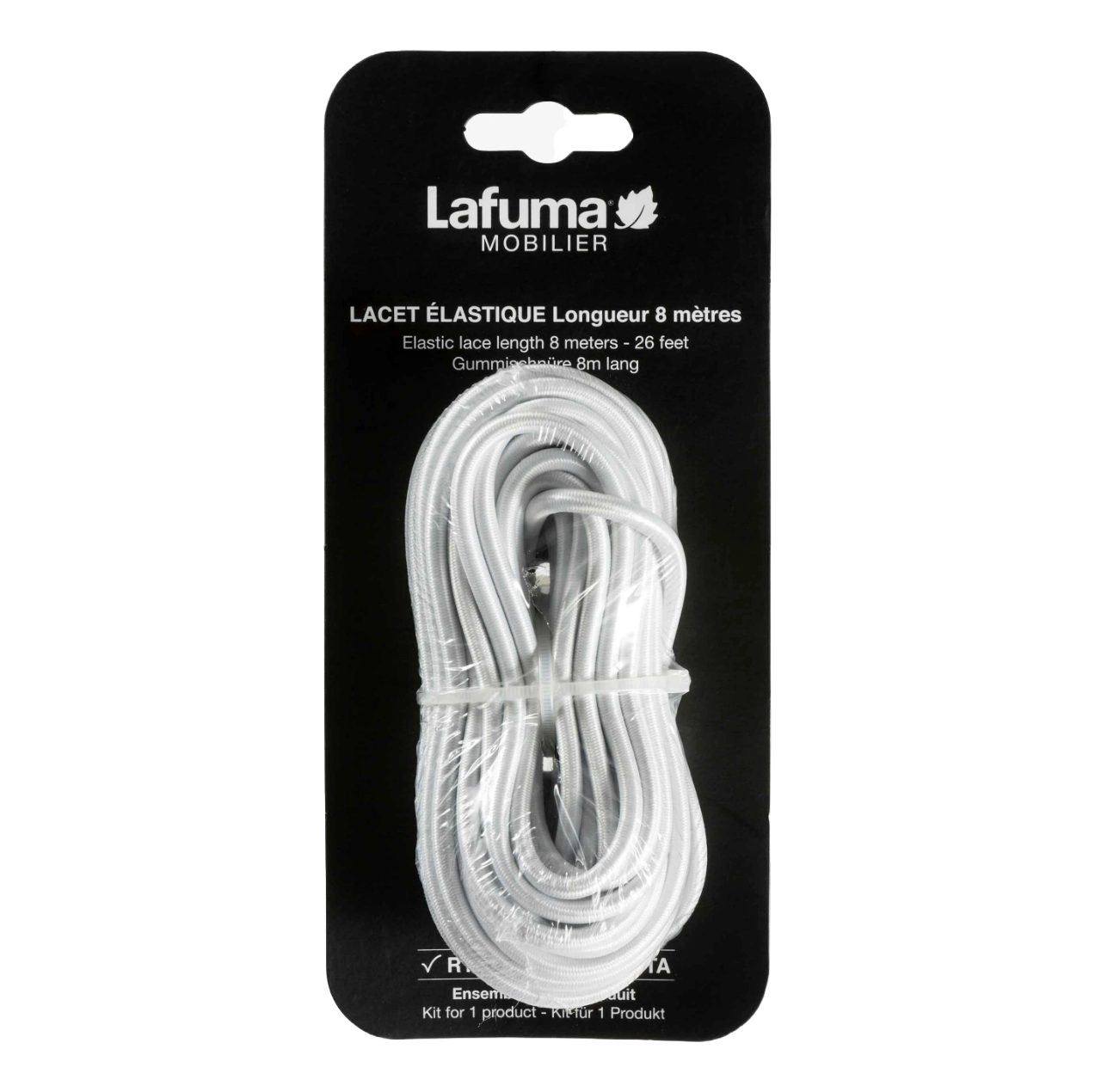 Billede af Lafuma Elastic Lace L: 8 m - Blanc