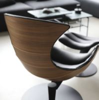 Billede af Bruunmunch The Lobster Chair SH: 39 cm - Walnut / Black 