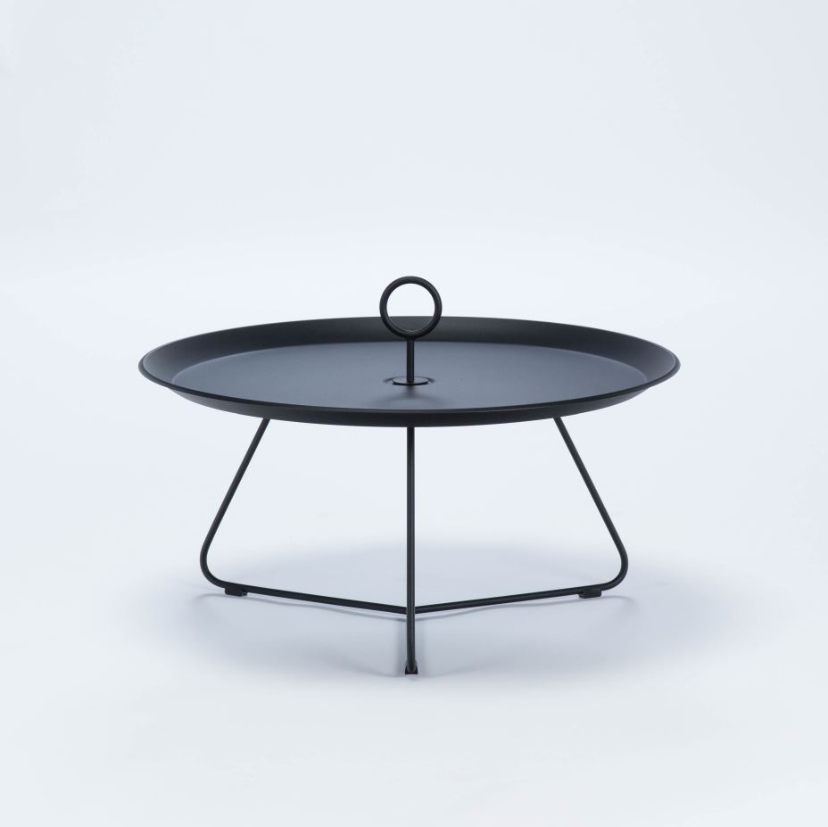 Billede af HOUE Eyelet Tray Table Ø: 70 cm - Black   