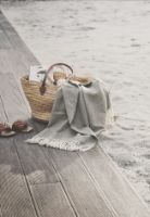 Billede af Silkeborg Uldspinderi La Paz Plaid 130x200cm - Dark Grey