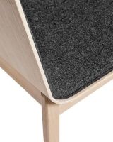 Billede af Skovby SM807 Spisebordsstol H: 82 cm - Hvidolieret Eg / Touche 99