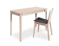 Billede af Skovby SM807 Spisebordsstol H: 82 cm - Hvidolieret Eg / Touche 99